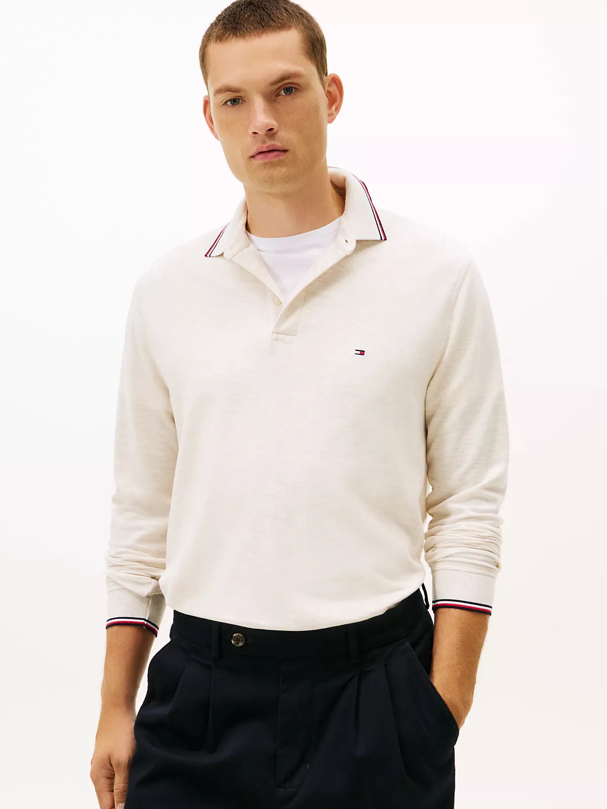 Tommy Hilfiger - Long-Sleeve Tommy Wicking Polo