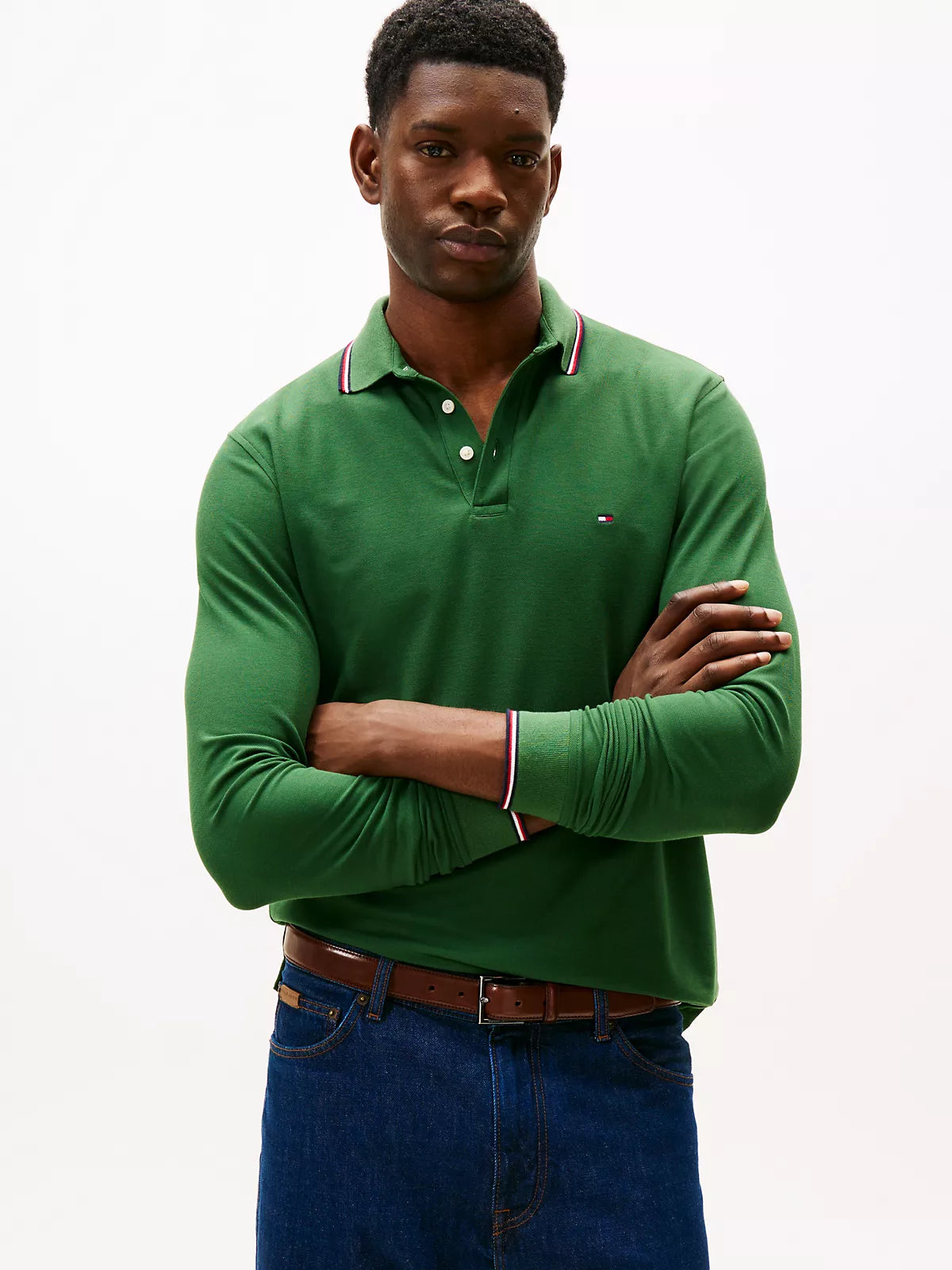 Tommy Hilfiger - Long-Sleeve Tommy Wicking Polo