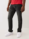 True Religion - RICKY STRAIGHT JEAN Grey Smoky Mist Wash