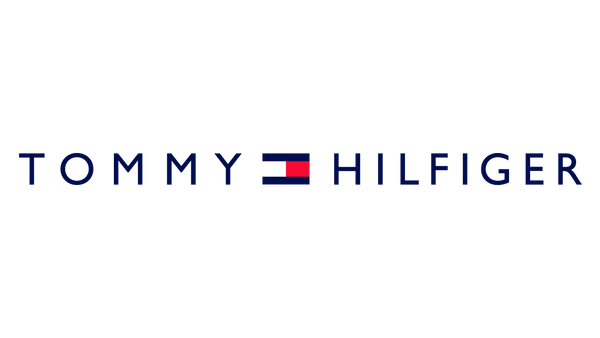 Tommy Hilfiger logo on a green background