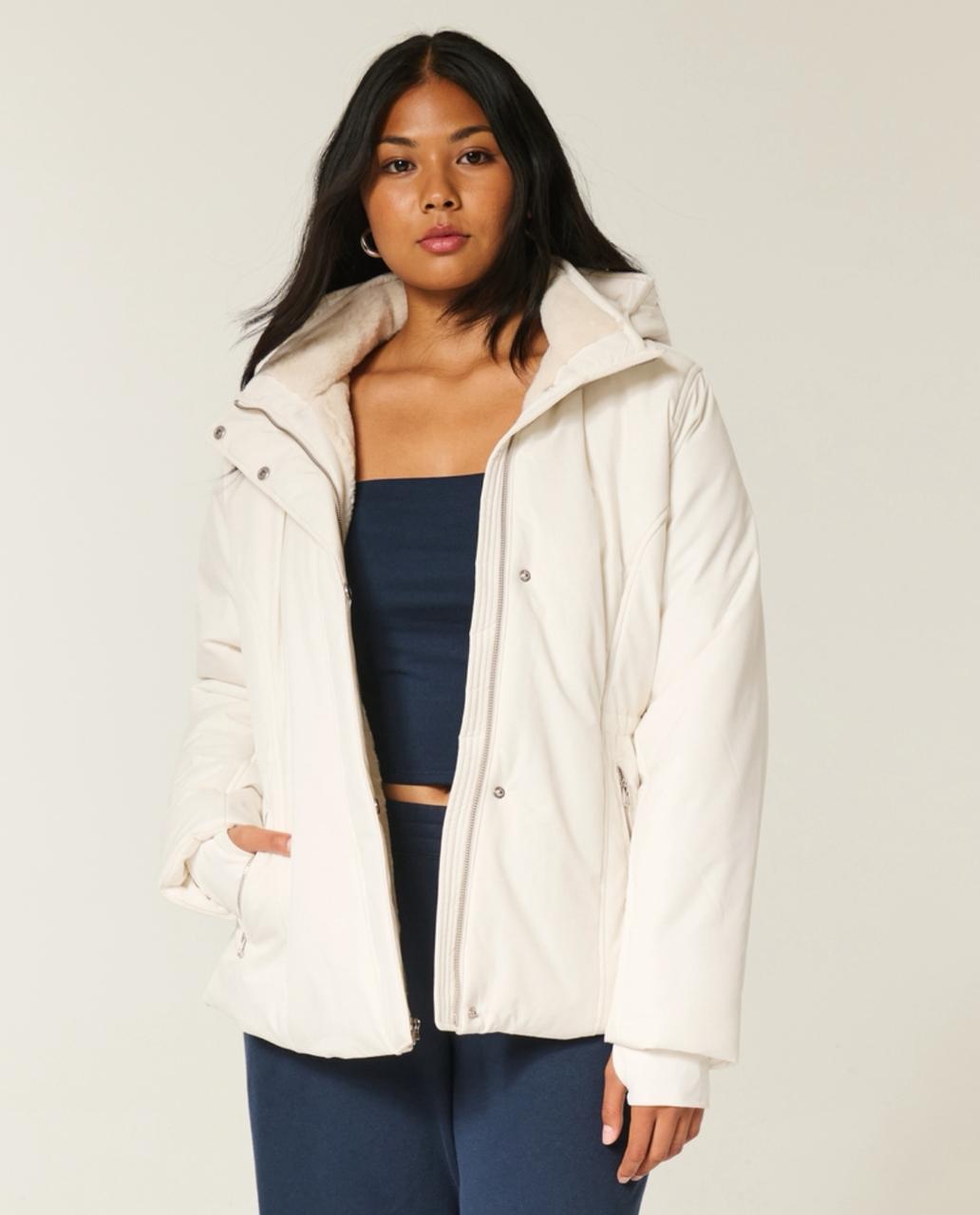 Hollister - Faux Fur-Lined All-Weather Jacket