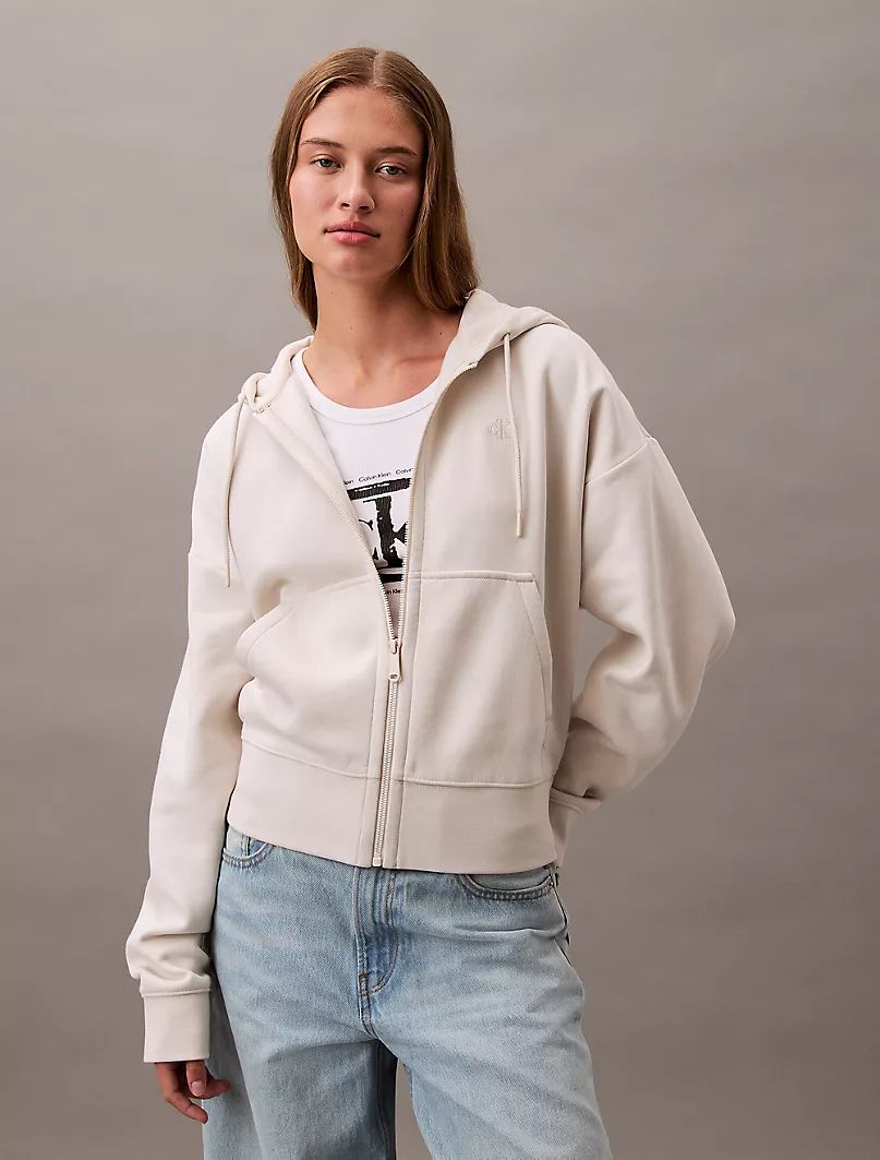 Calvin Klein - Archive Logo Fleece Zip Hoodie