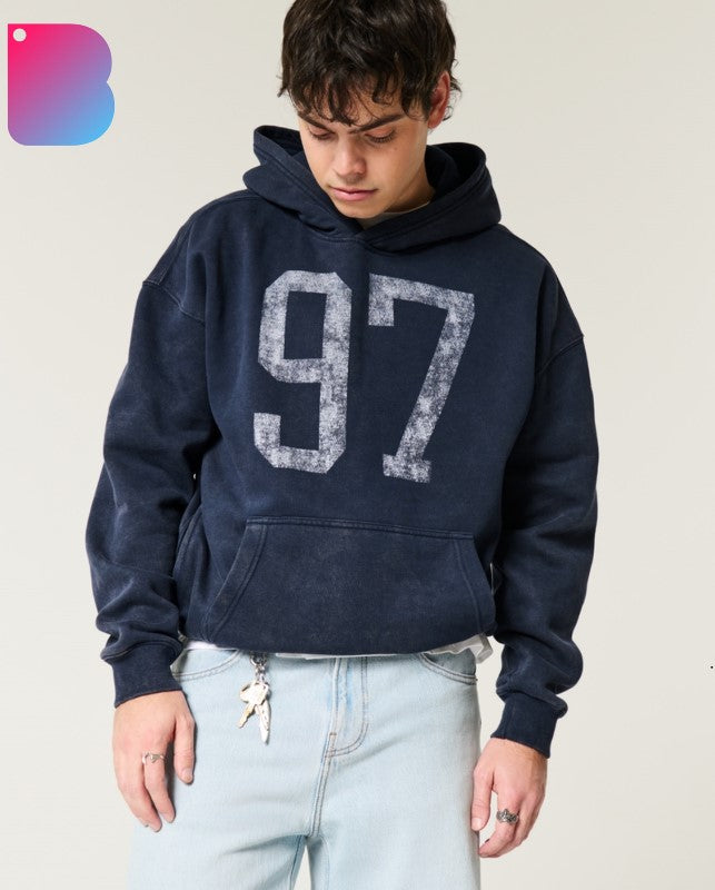 Hollister - Boxy Hoodie 87 IMMEDIATE