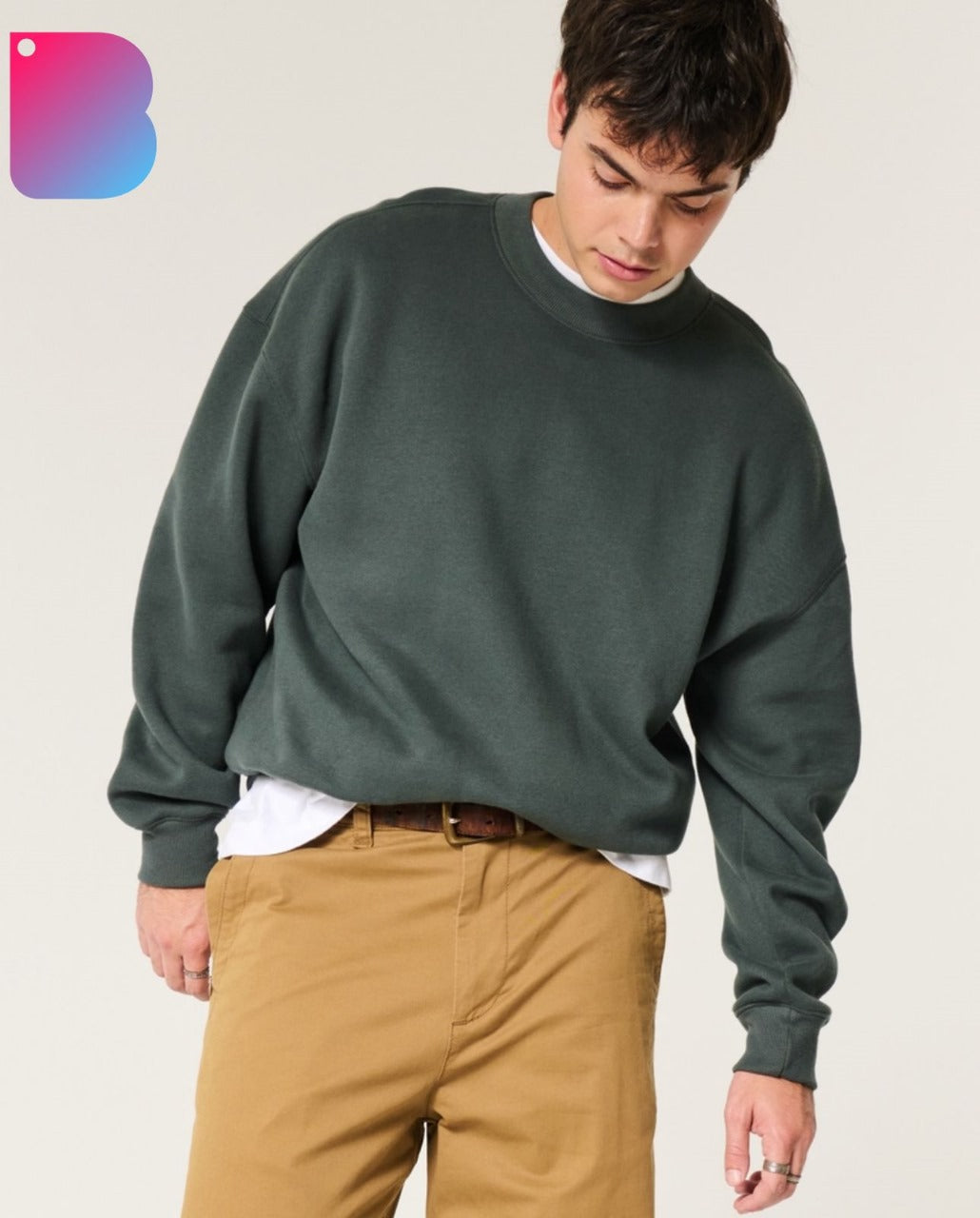 Hollister - Olive Sweatshirt IMMEDIATE