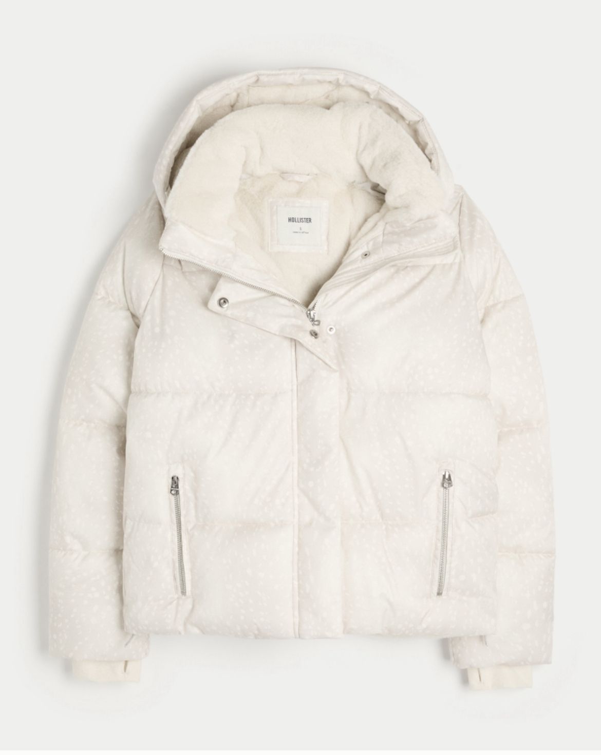 Hollister - Faux Fur-Lined Puffer Jacket
