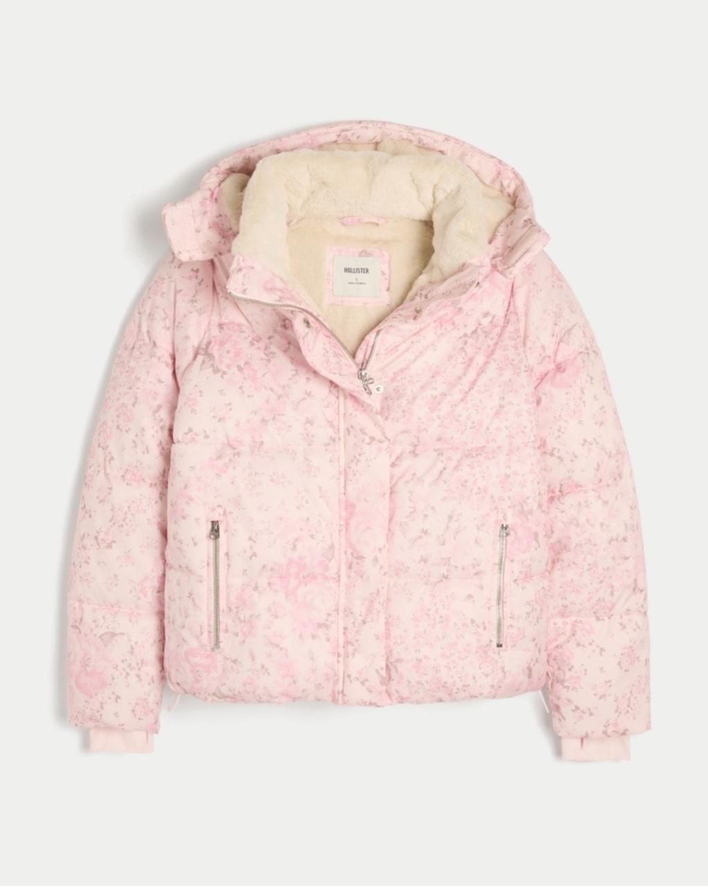 Hollister - Faux Fur-Lined Puffer Jacket