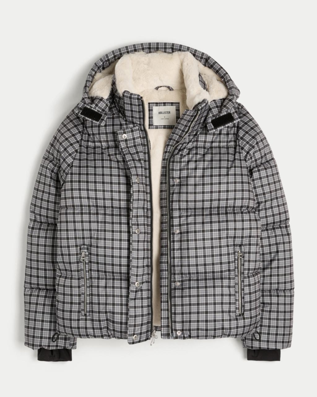 Hollister - Faux Fur-Lined Puffer Jacket