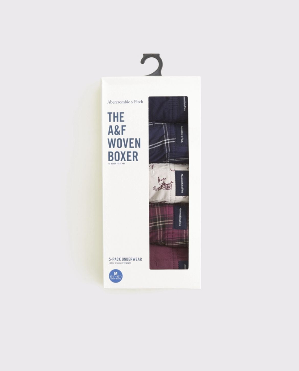 Abercrombie & Fitch - 5-Pack Woven Logo Boxers