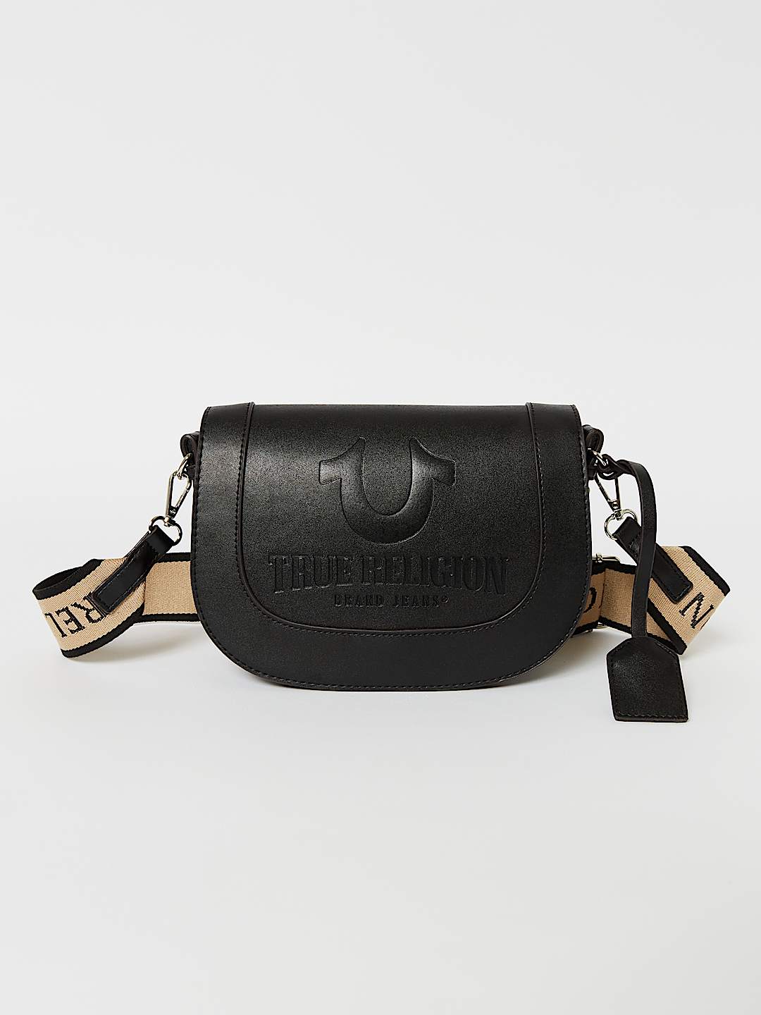 True Religion - STITCHED HORSESHOE FLAP CROSSBODY BAG
