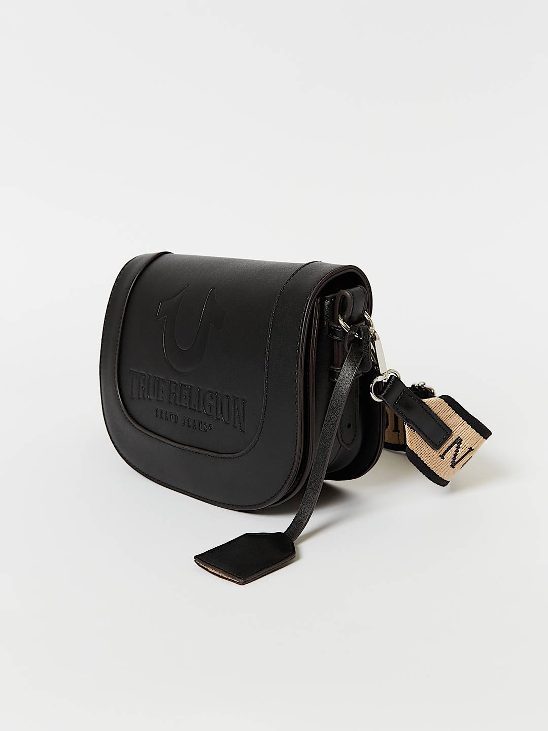 True Religion - STITCHED HORSESHOE FLAP CROSSBODY BAG