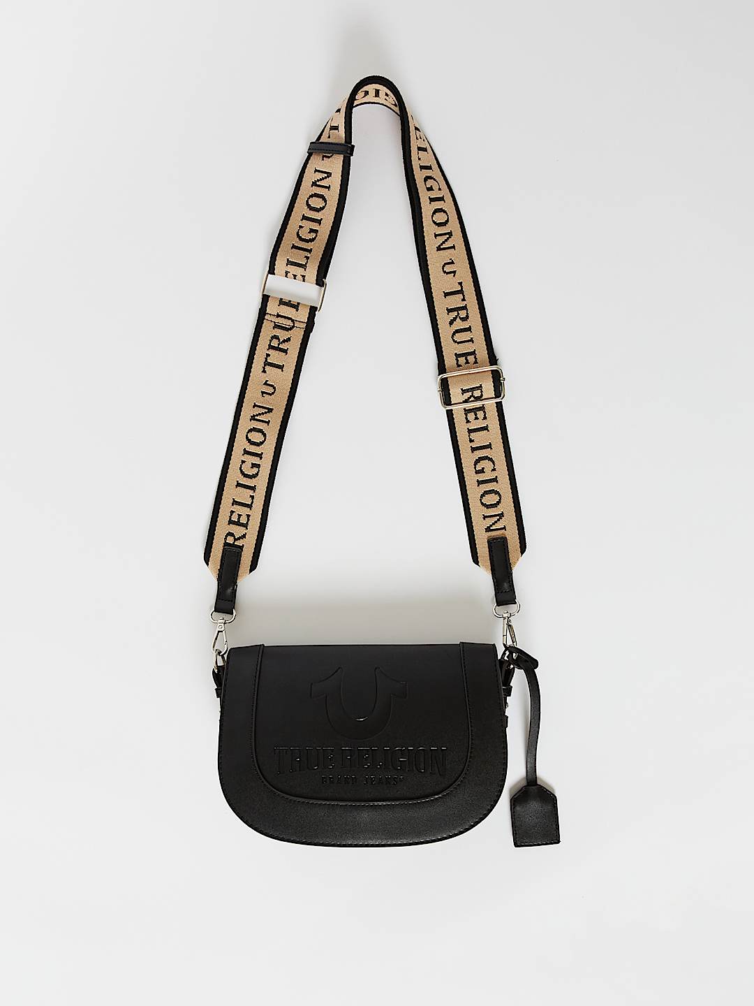 True Religion - STITCHED HORSESHOE FLAP CROSSBODY BAG