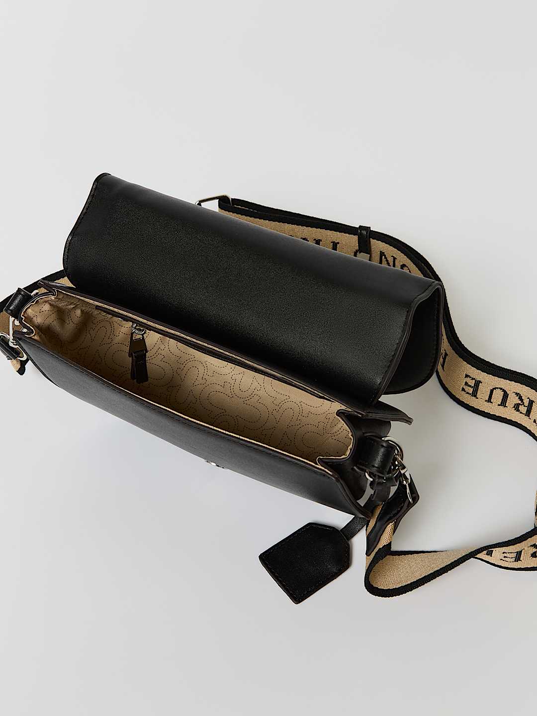 True Religion - STITCHED HORSESHOE FLAP CROSSBODY BAG