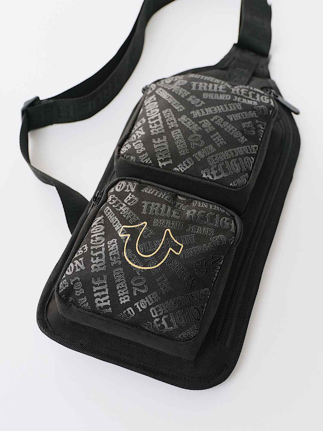 True Religion - MONOGRAM LOGO SLING BAG