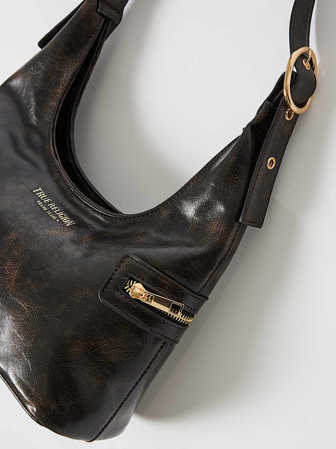 True Religion - DISTRESSED SHOULDER BAG