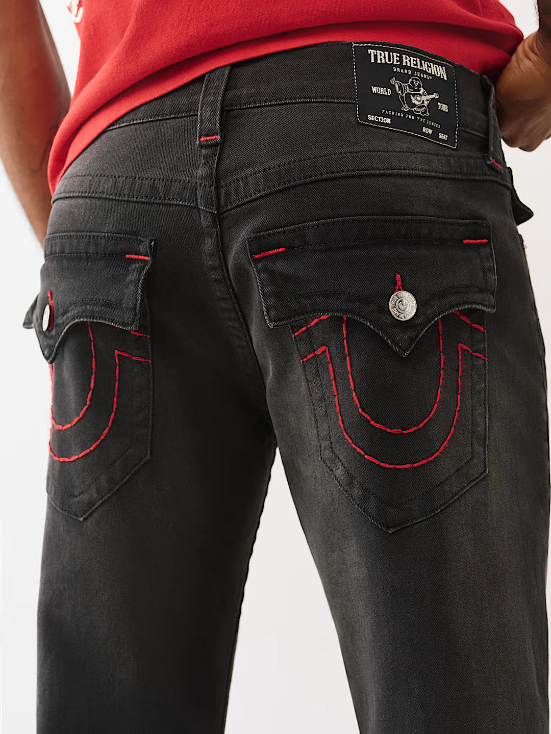 True Religion - Ricky Super T Flap Straight Jean 34