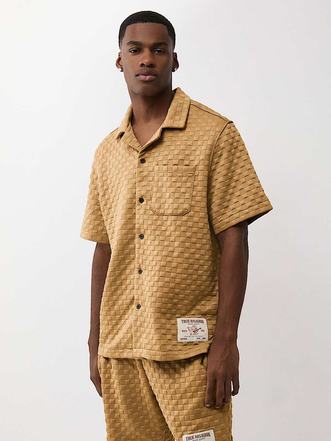 True Religion - Checkered Camp Collar Shirt