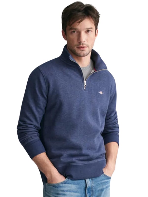 Gant - Mens Shield Half Zip Sweatshirt