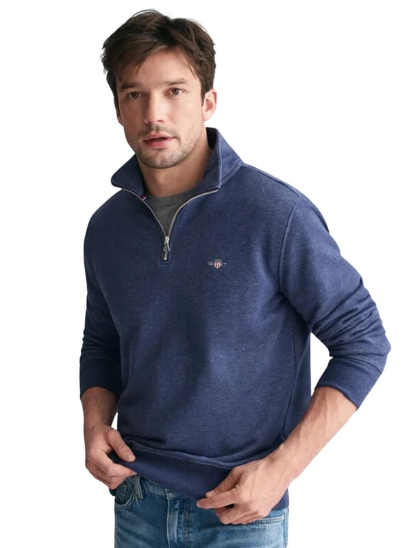Gant - Mens Shield Half Zip Sweatshirt