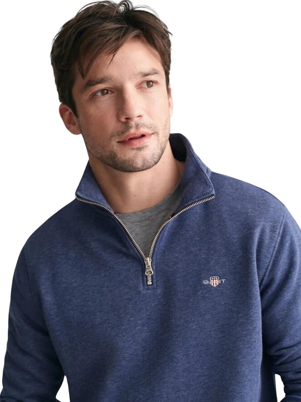 Gant - Mens Shield Half Zip Sweatshirt