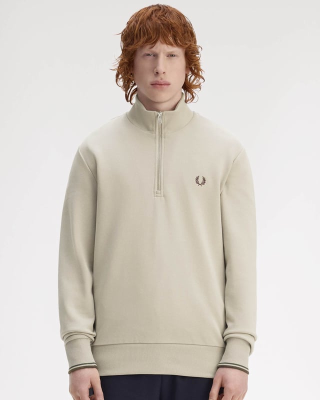 Fred Perry - Half Zip Sweatshirt