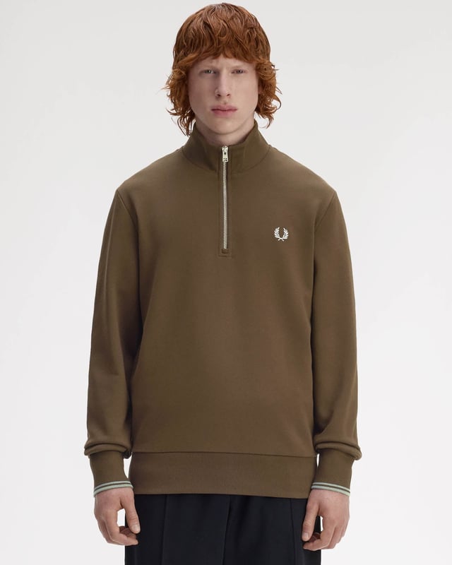 Fred Perry - Half Zip Sweatshirt