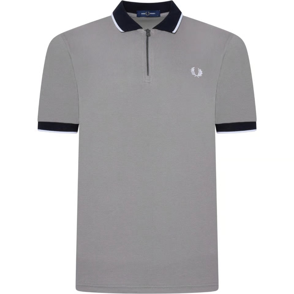 Fred Perry - Zip Neck Polo Shirt