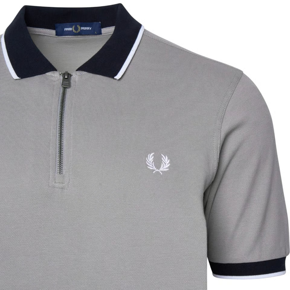 Fred Perry - Zip Neck Polo Shirt