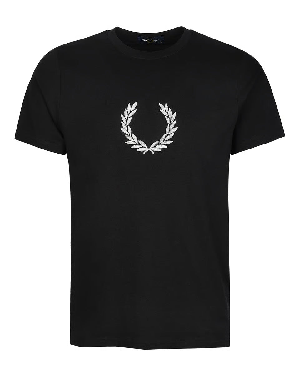 Fred Perry - Textured Laurel Wreath T-Shirt