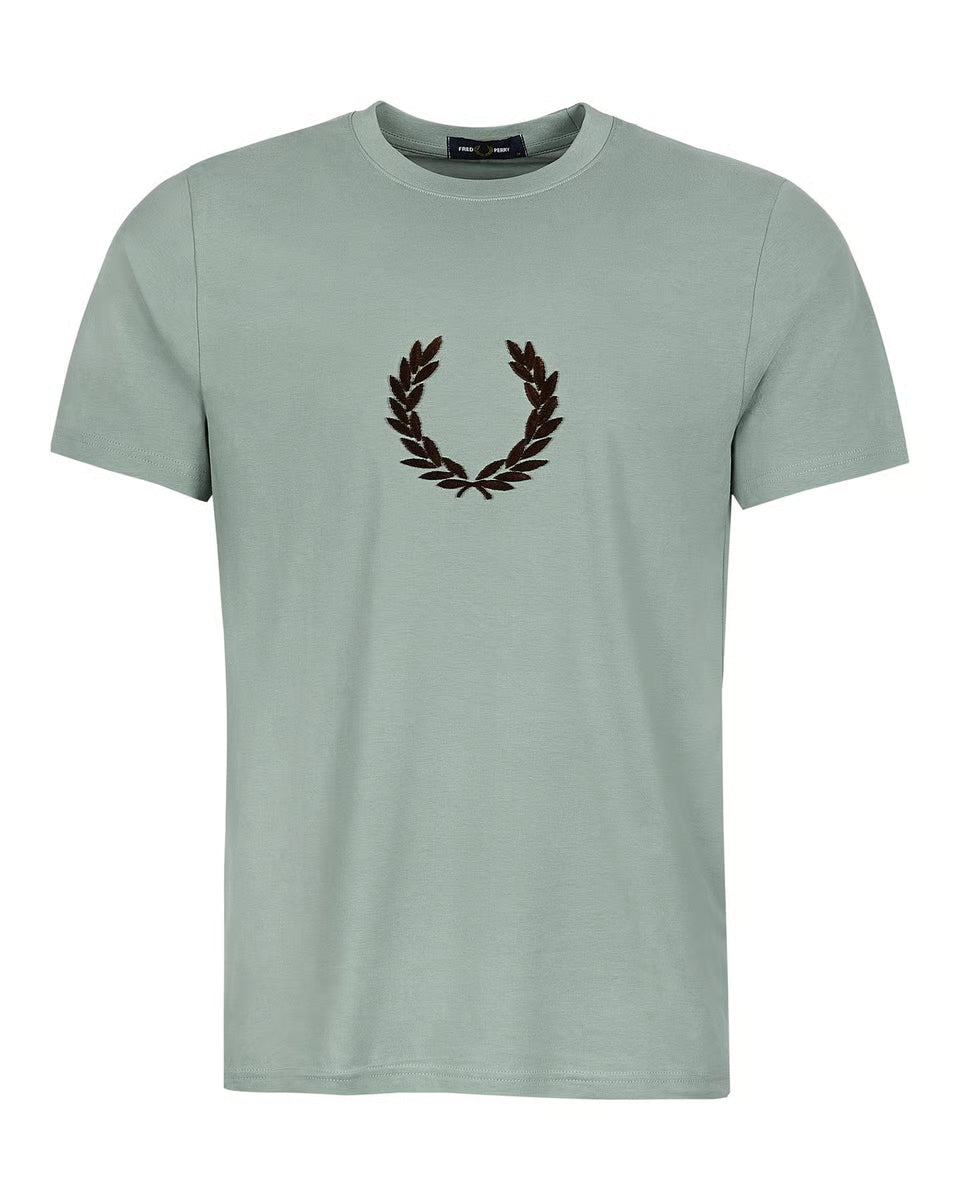 Fred Perry - Textured Laurel Wreath T-Shirt