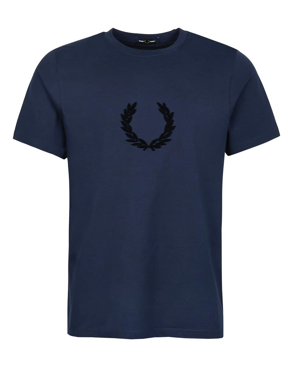 Fred Perry - Textured Laurel Wreath T-Shirt