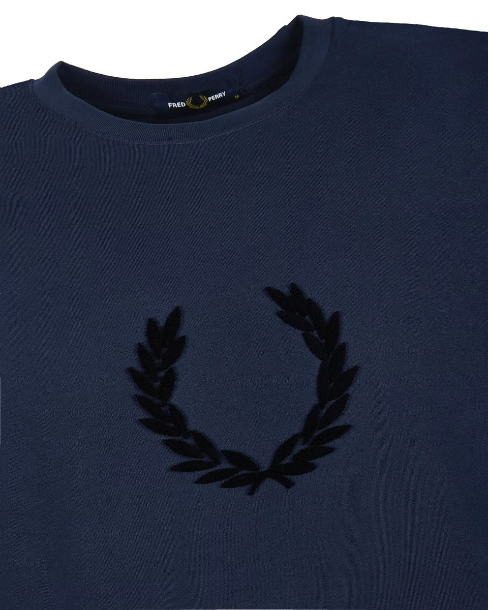 Fred Perry - Textured Laurel Wreath T-Shirt