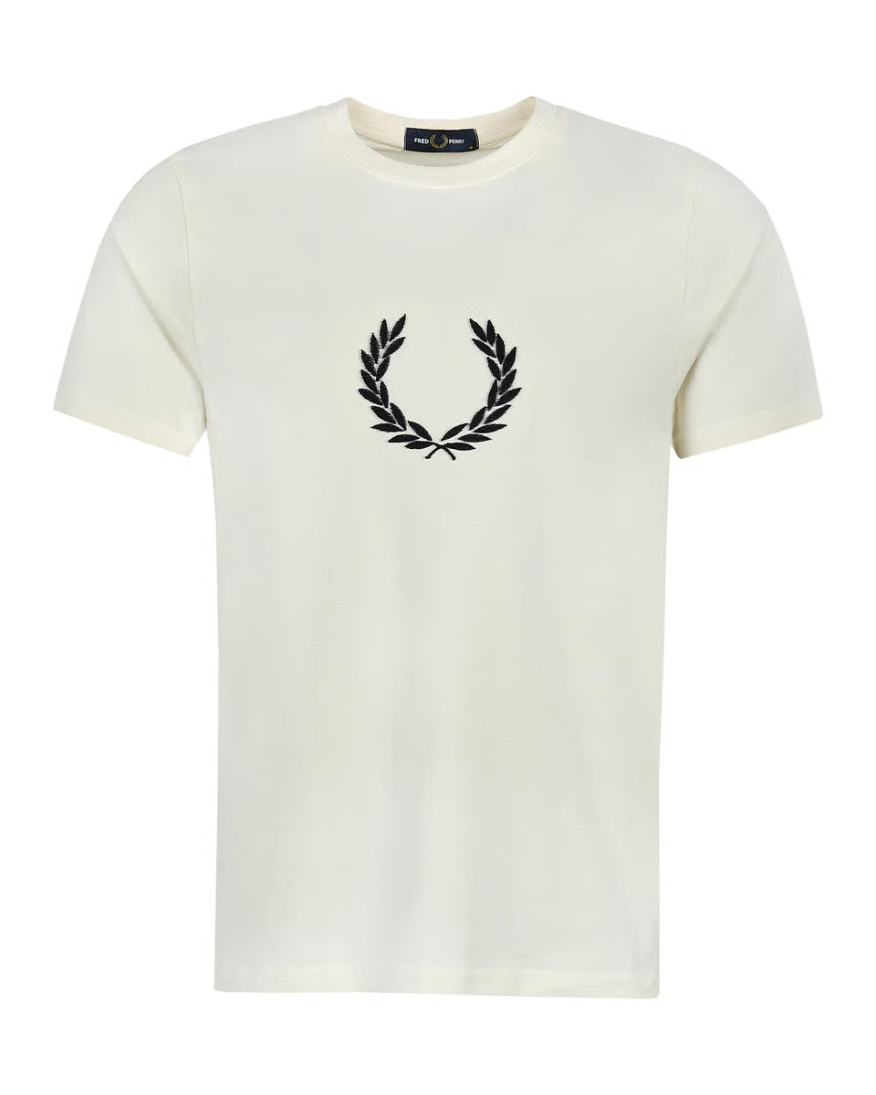Fred Perry - Textured Laurel Wreath T-Shirt
