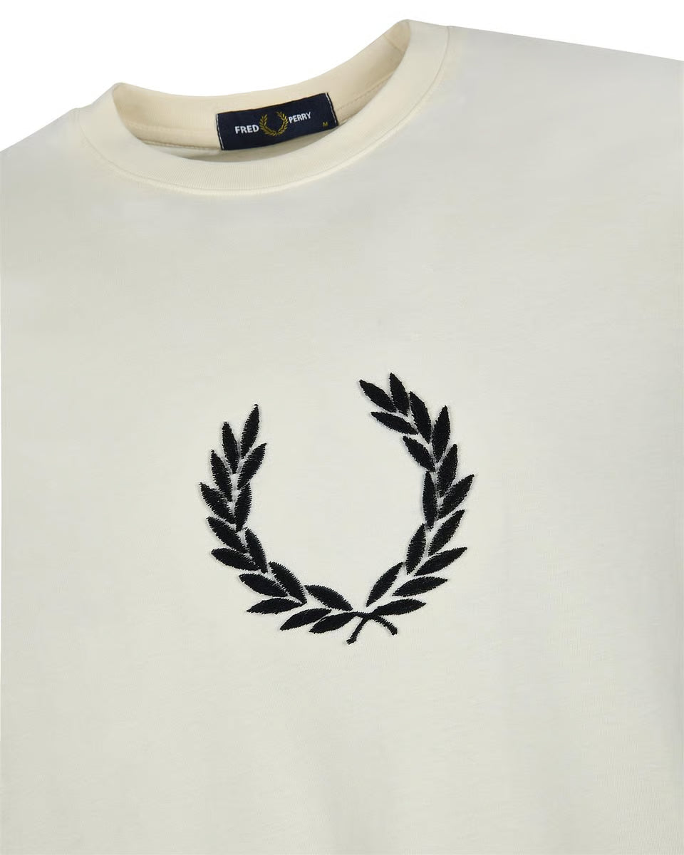 Fred Perry - Textured Laurel Wreath T-Shirt