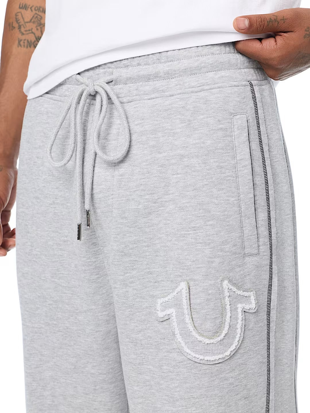 True Religion - Ribbed Baggy Sweatpant