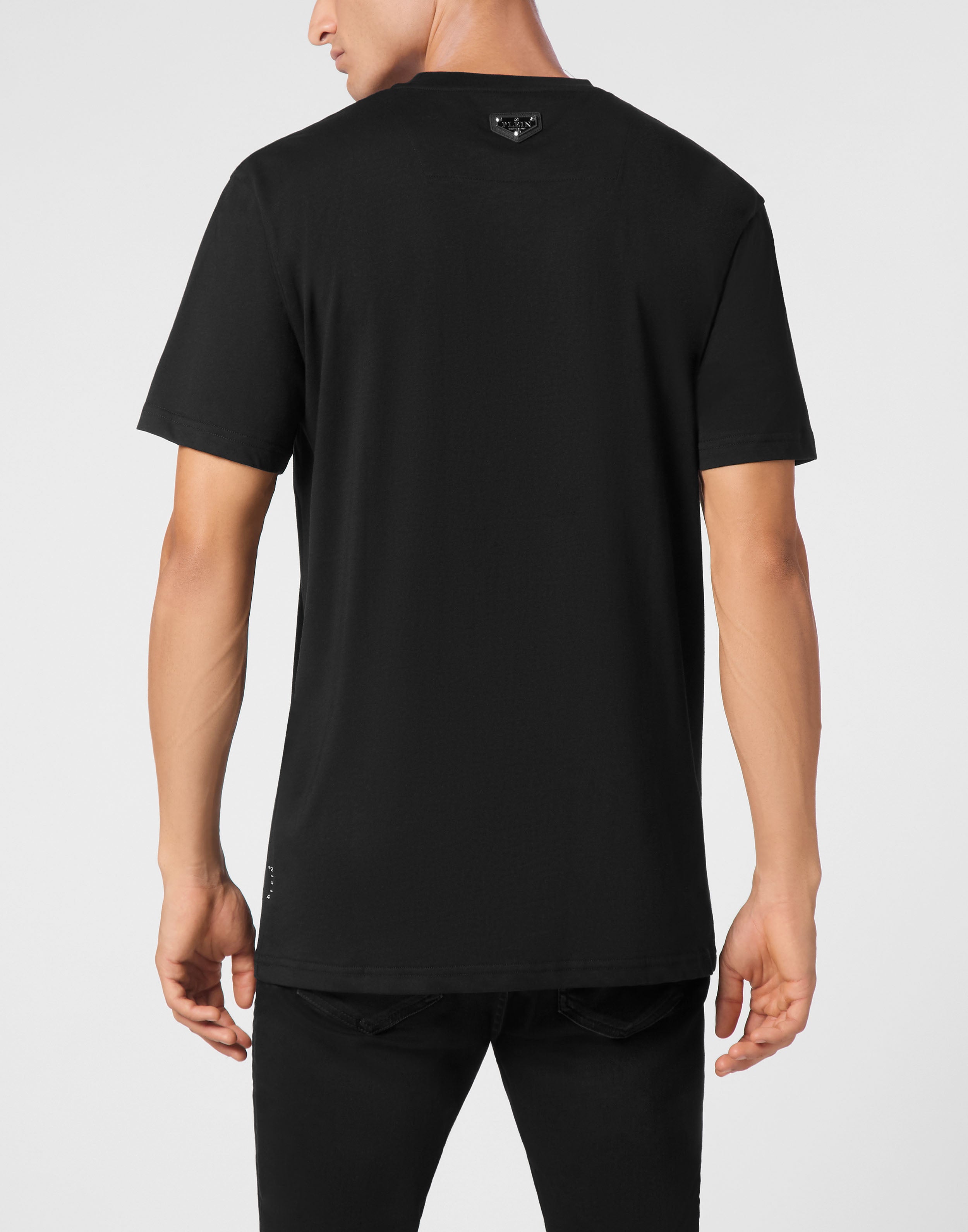 PHILIPP PLEIN - T-shirt Round Neck SS Stones Skull