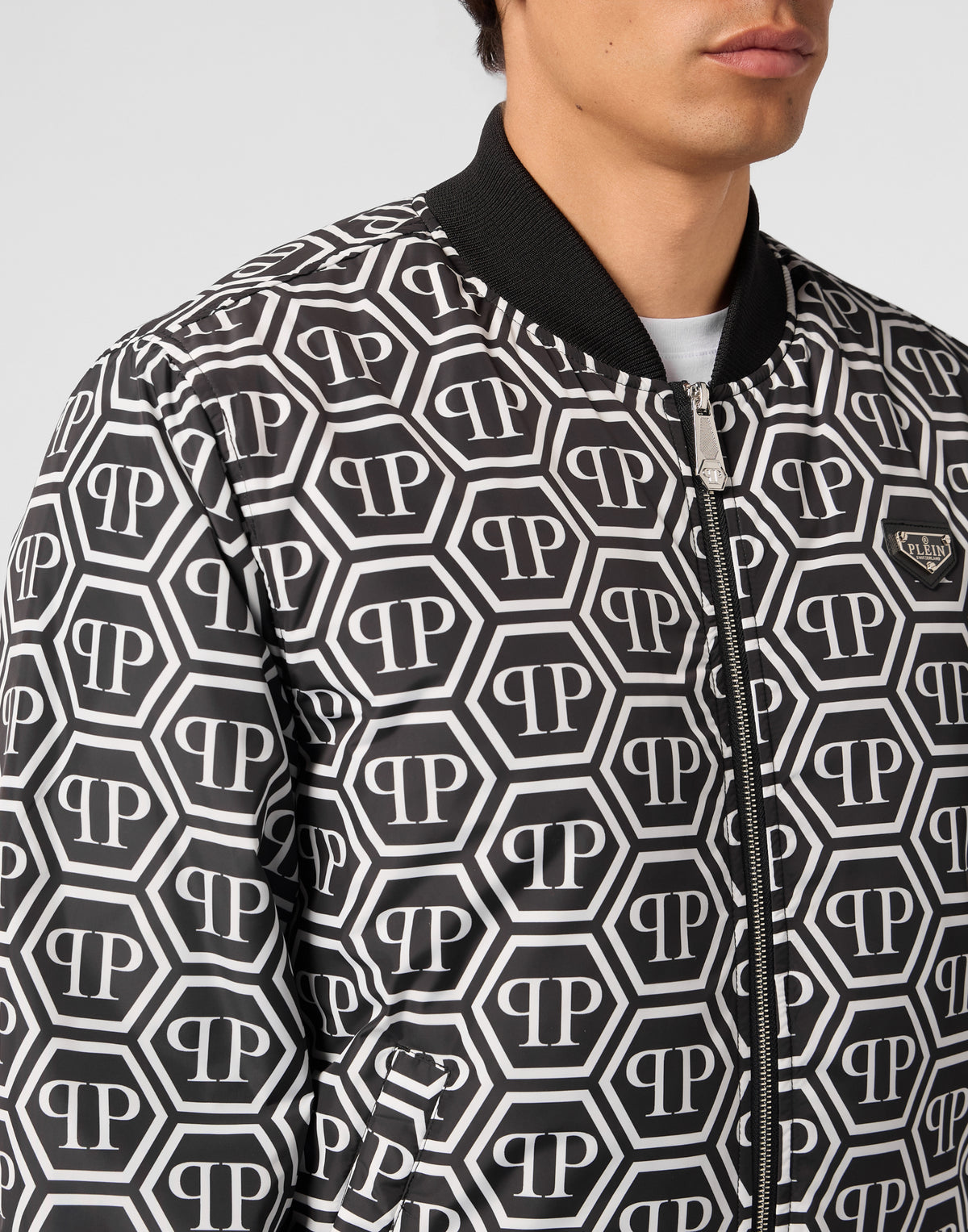 PHILIPP PLEIN - Nylon Bomber Monogram