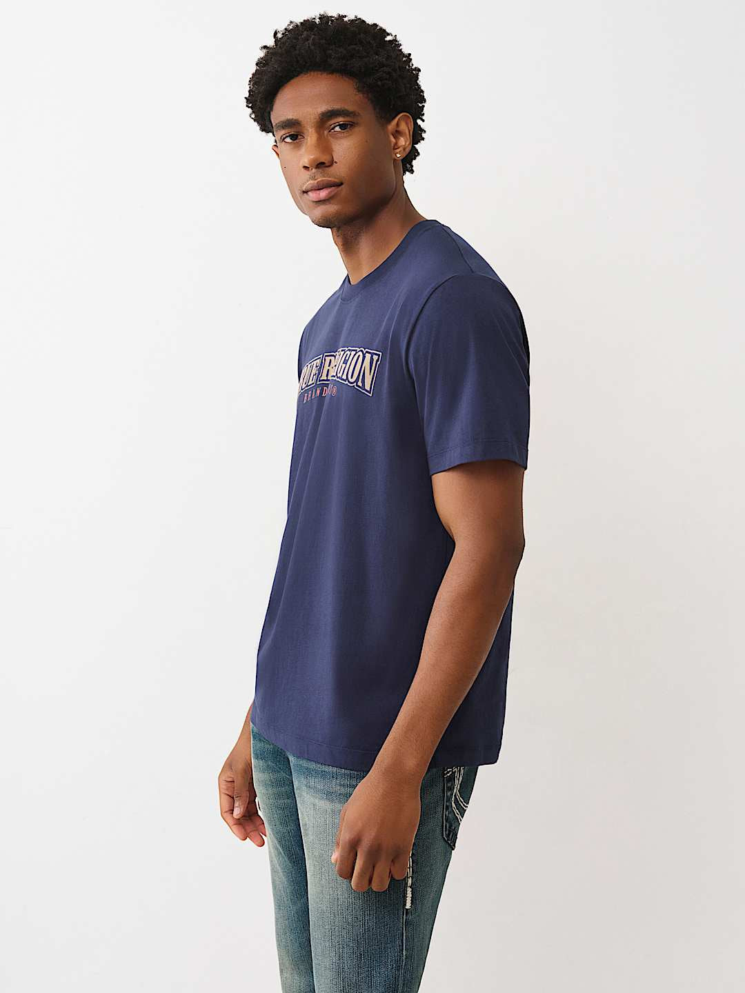 True Religion - Flocked World Tour Tee