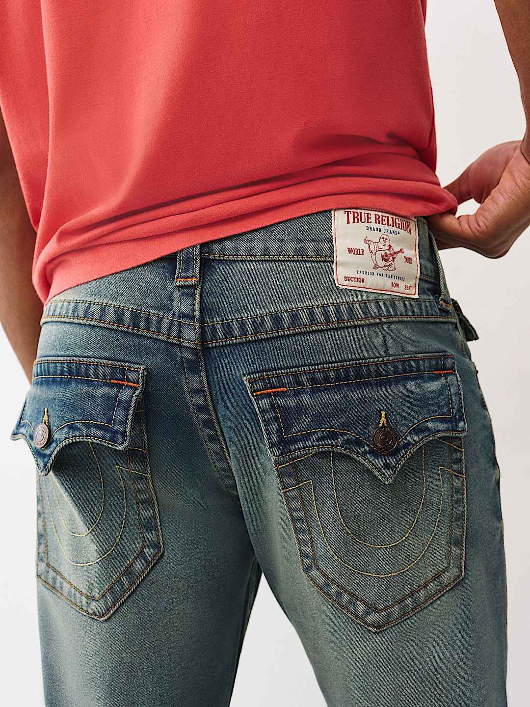 True Religion - ricky flap straight jean 34