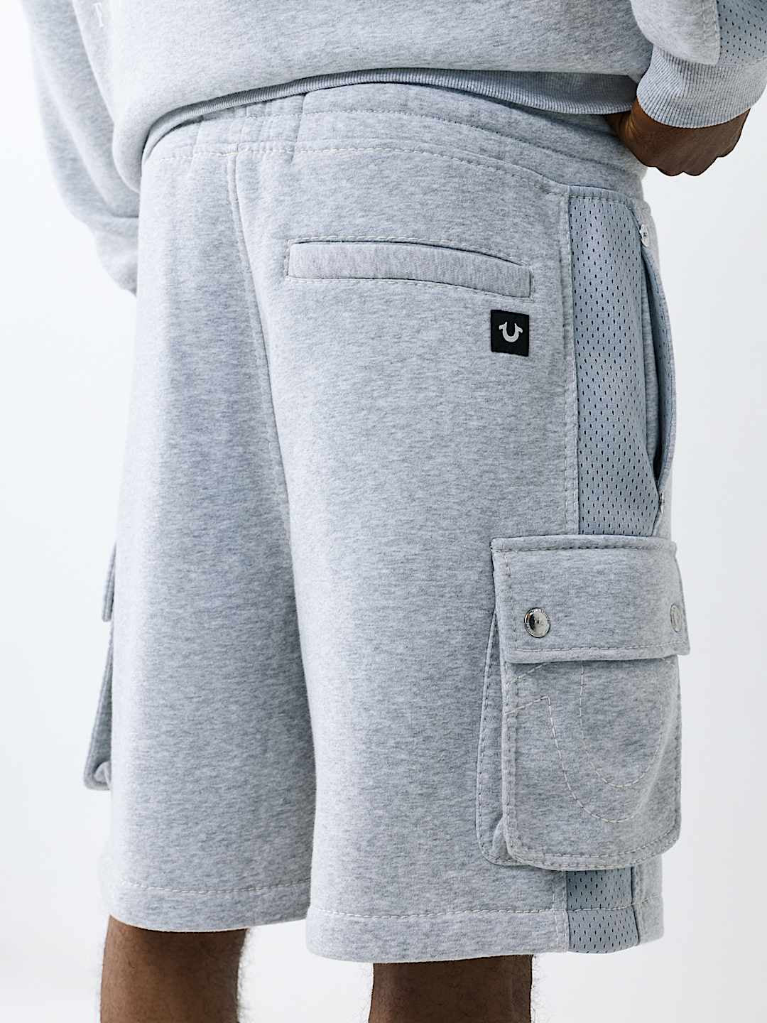 True Religion - Mesh Panel Big T Cargo Short