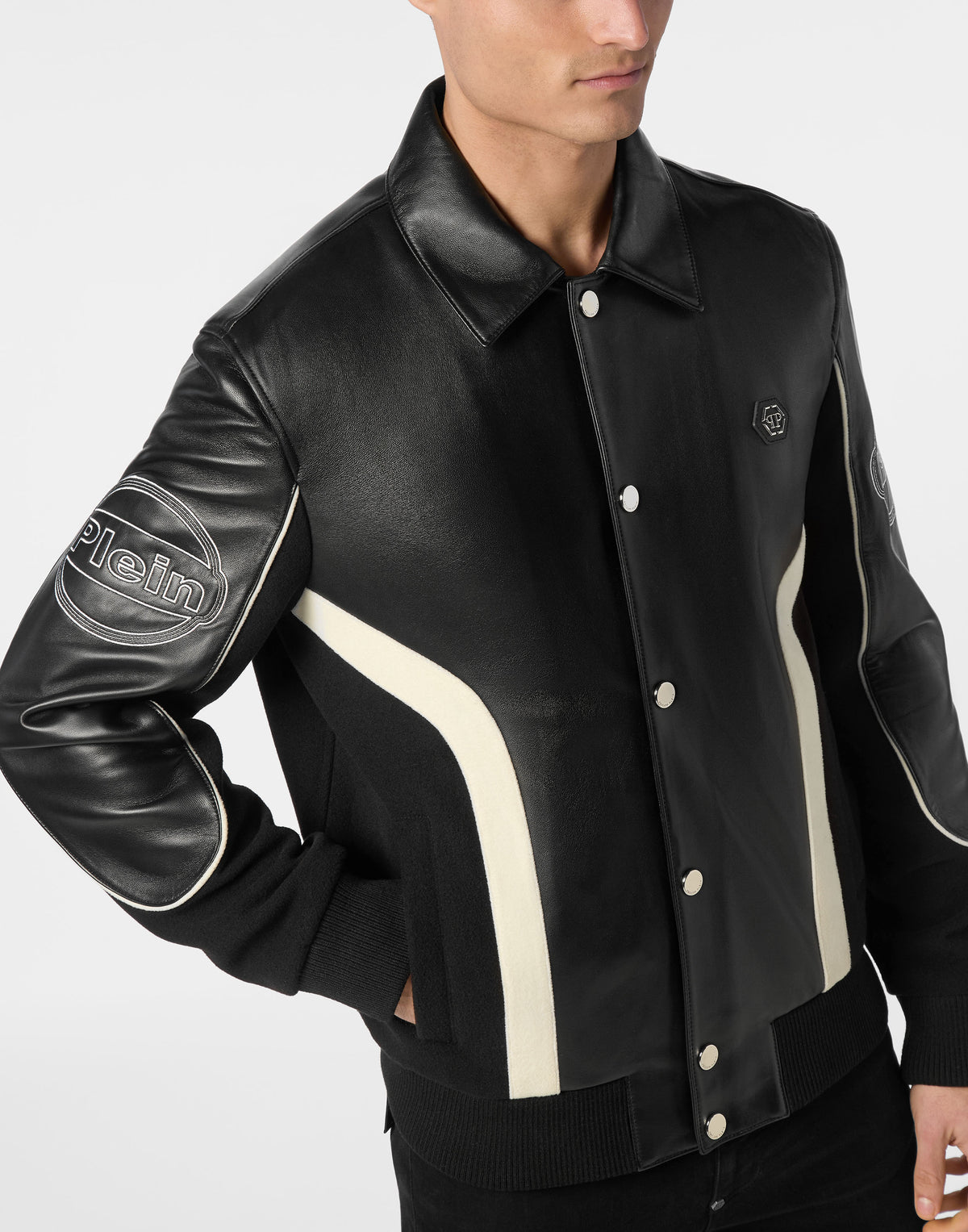 PHILIPP PLEIN - Coster Bomber Jacket LS Plein Club