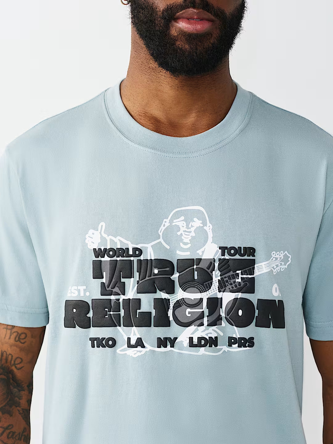 True Religion - Logo Blocky Puff Tee