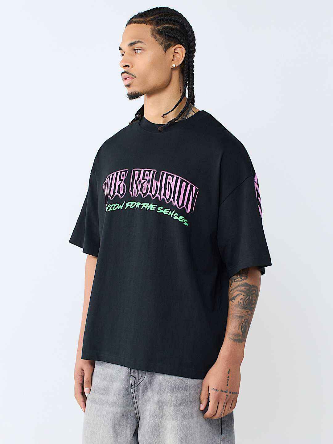True Religion - Trippy Heavyweight Oversized Tee