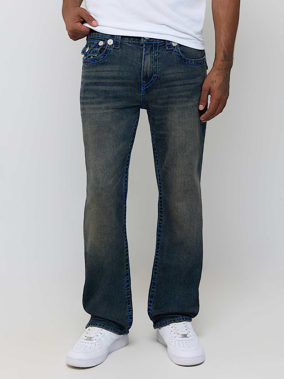 True Religion - Ricky Super T Flap Straight Jean