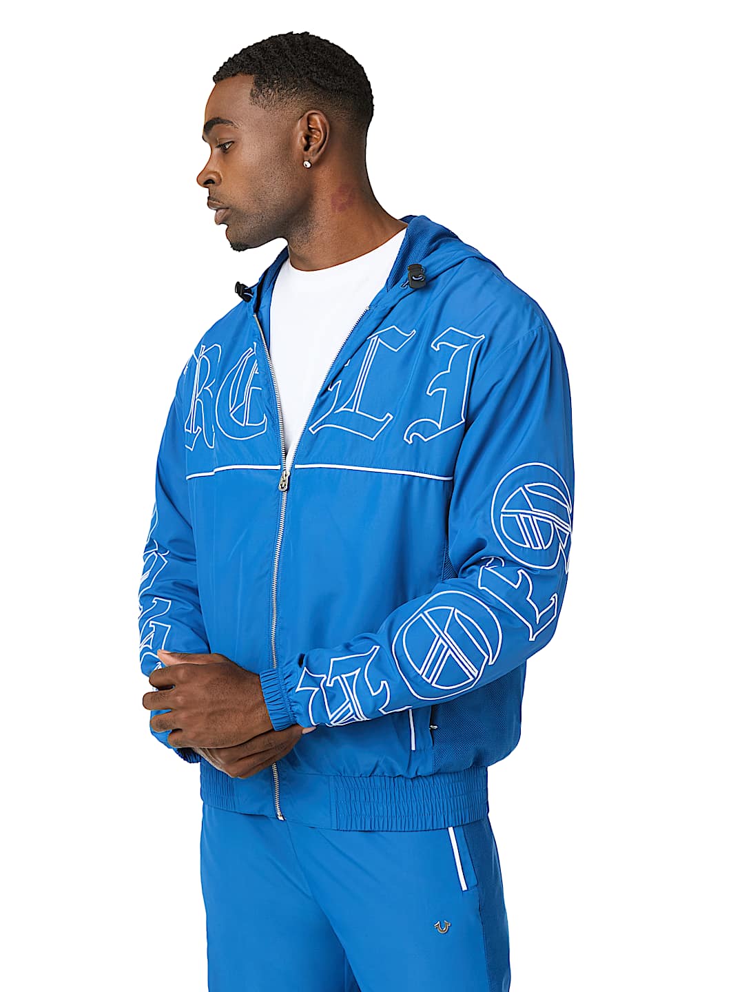 True Religion - Exploded Logo Nylon Jacket