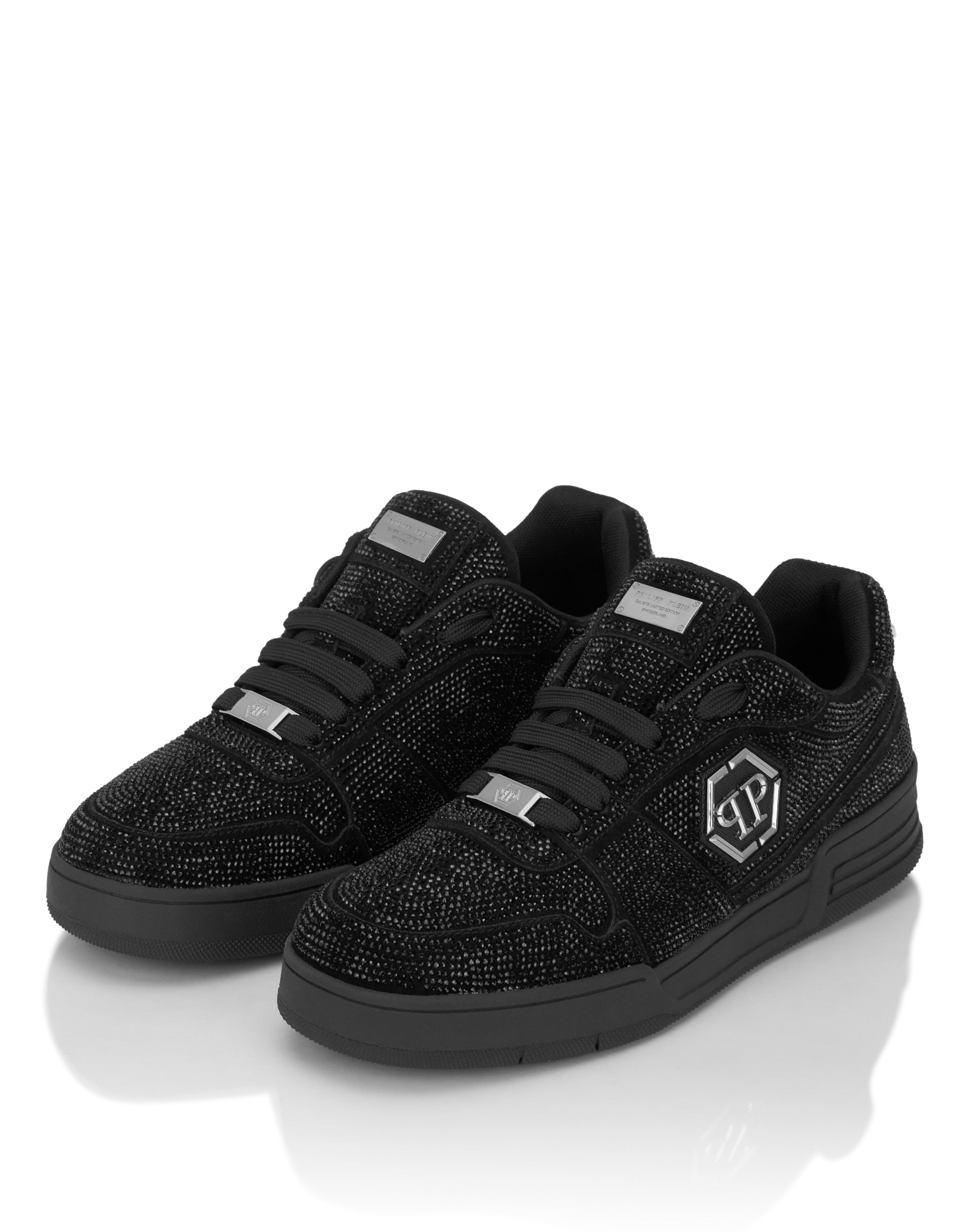 PHILIPP PLEIN - Low-Top Sneakers P-FORCE 78 Strass