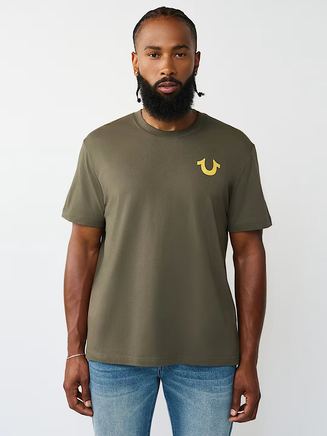 True Religion - Marker Script Buddha Tee