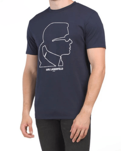 Karl Lagerfeld - Navy t-shirt IMMEDIATE - Brandatak Store