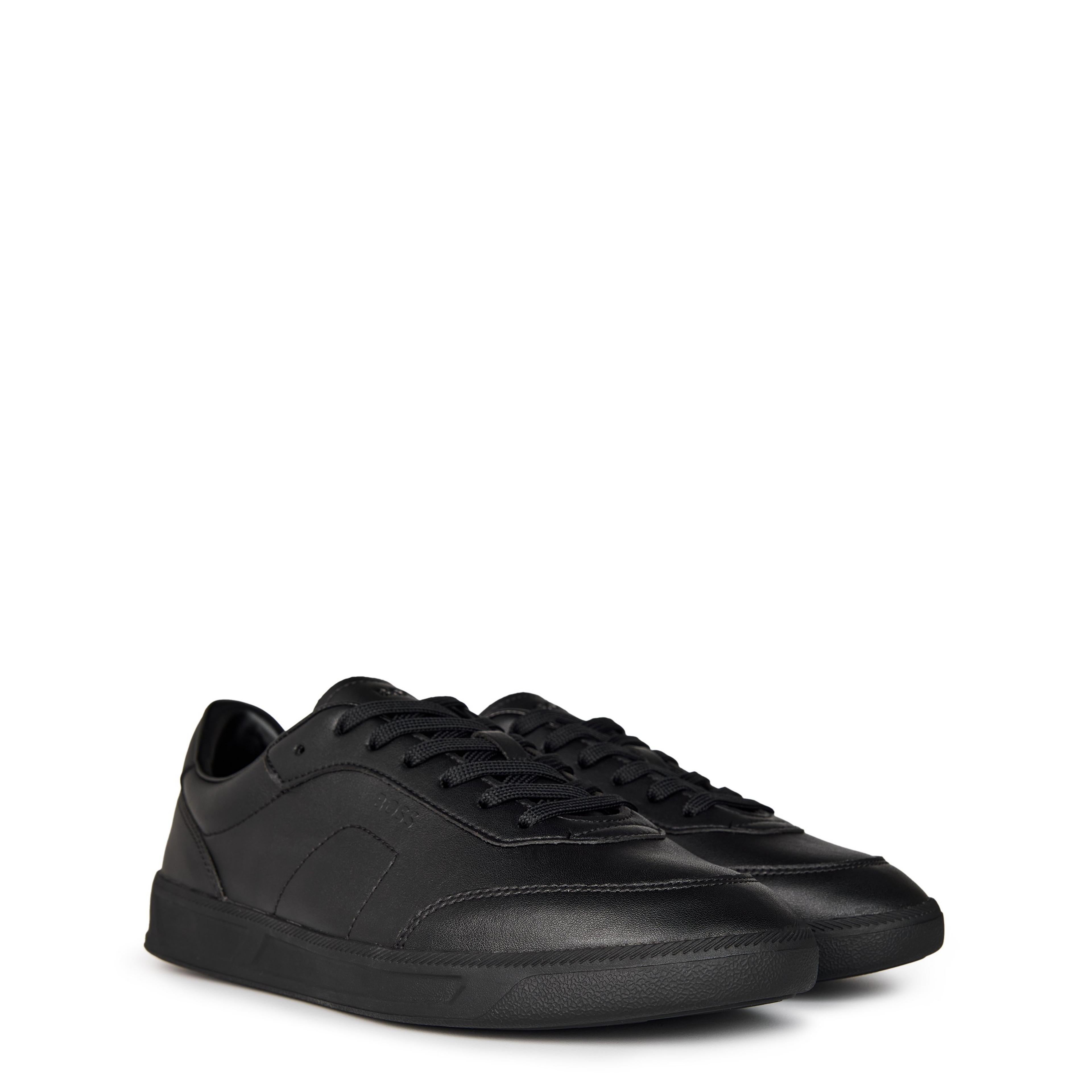 BOSS - Leather Trainers with Logo Detail - Premium Construction (Brandon)