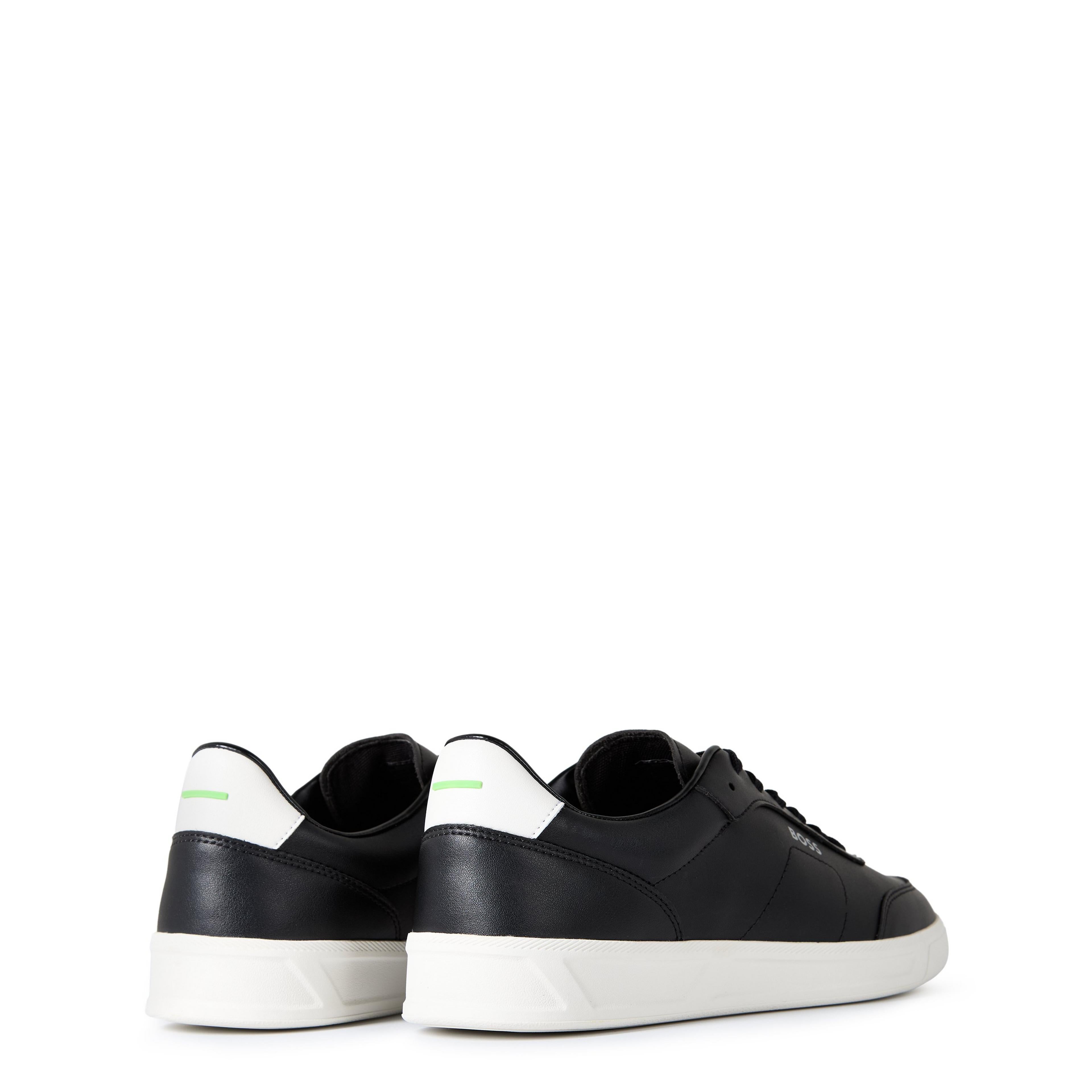 BOSS - Leather Trainers with Logo Detail - Premium Construction (Brandon)