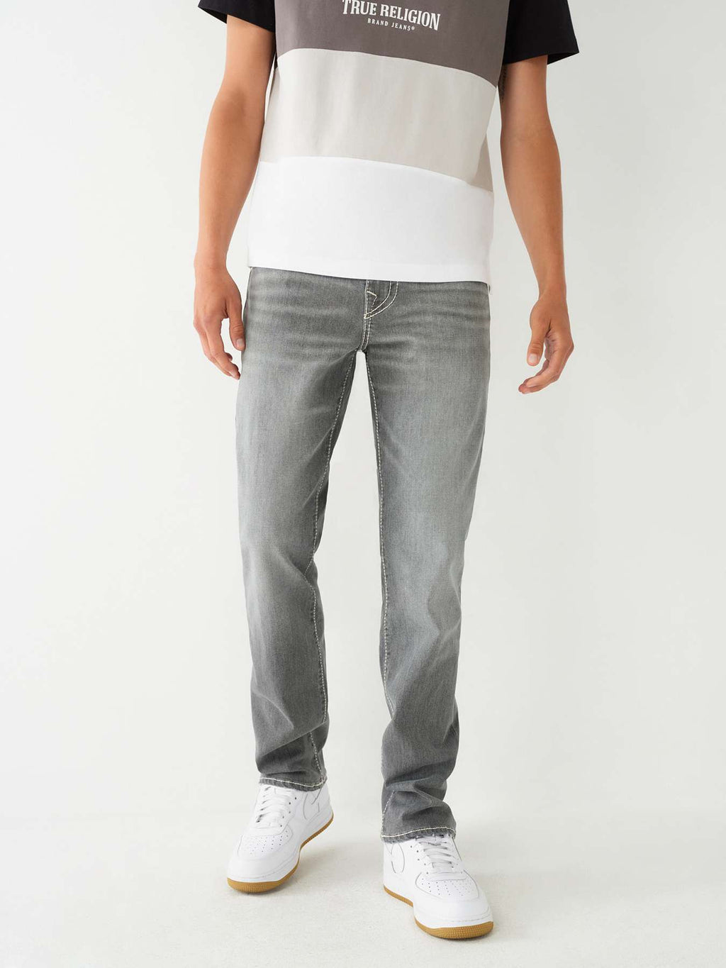 True Religion - Ricky Big T Stitch Straight Jean